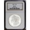 Image 1 : 1881-S S$1 MS67 NGC. Fully struck with frosty, bright,