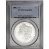 Image 1 : 1882-CC S$1 MS64 Prooflike PCGS. Flashy prooflike fiel