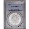 Image 1 : 1884 S$1 MS65 Prooflike PCGS. A brilliant prooflike Ge