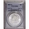 Image 1 : 1884-CC S$1 MS65 PCGS. Near-prooflike mirrored fields