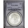 Image 1 : 1884-CC S$1 MS66 PCGS. An outstanding Premium Gem with