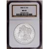 Image 1 : 1885-CC S$1 MS65 NGC. This example presents a pristine