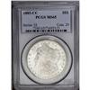 Image 1 : 1885-CC S$1 MS65 PCGS. Light abrasions on the obverse,