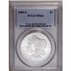 Image 1 : 1885-S S$1 MS64 PCGS. A wonderfully bright and lustrou