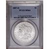 Image 1 : 1887-O S$1 MS64 PCGS. This lightly toned and fully lus