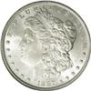 Image 1 : 1887/6-O S$1 MS63 NGC. A rare coin in all grades, with