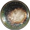 Image 2 : 1887-S S$1 MS63 NGC. Richly toned over both sides, red
