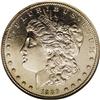 Image 1 : 1889-CC S$1 AU58 Prooflike NGC. Traces of Prooflike su