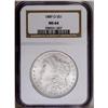 Image 3 : 1889-O S$1 MS64 NGC. This silver-gray specimen shows s