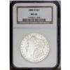 Image 3 : 1889-O S$1 MS65 NGC. A silver-gray and thoroughly lust