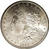 Image 1 : 1890-CC S$1 MS64 NGC. This is sharply struck and exhib