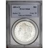 Image 1 : 1891-CC S$1 MS64 PCGS. VAM-3. A Top 100 Variety. This