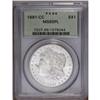 Image 3 : 1891-CC S$1 MS65 Prooflike PCGS. Bright and frosty for