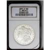 Image 1 : 1891-O S$1 MS64 NGC. A satiny, lustrous example with a