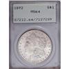 Image 1 : 1892 S$1 MS64 PCGS. A hint of tan toning visits the ch