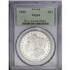 Image 1 : 1892 S$1 MS64 PCGS.A mere taste of rose-gold color lie