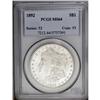 Image 1 : 1892 S$1 MS64 PCGS. A small planchet flake is visible