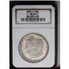 Image 1 : 1892-O S$1 MS64 NGC. Satiny and extraordinarily clean,