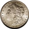 Image 1 : 1892-S S$1 AU58 NGC. Frosty luster in the fields and a