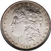 Image 1 : 1894 S$1 AU53 NGC. Traces of luster occur in the reces