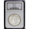 Image 3 : 1894 S$1 AU53 NGC. Traces of luster occur in the reces