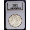Image 3 : 1895-O S$1 AU58 NGC. The luster is somewhat subdued on