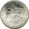Image 1 : 1895-O S$1 AU58 NGC. Bright and lustrous, with the typ
