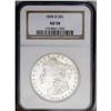 Image 3 : 1895-O S$1 AU58 NGC. Bright and lustrous, with the typ