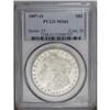 Image 1 : 1897-O S$1 MS61 PCGS. Silver-gray surfaces display sev