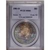 Image 1 : 1901-O S$1 MS66 PCGS. Apricot, plum, and apple-green c