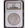 Image 1 : 1902-S S$1 MS64 NGC. Hazy gray satiny luster with a co