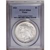 Image 1 : 1921 S$1 MS64 PCGS. The typical soft strike of this is