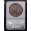 Image 2 : 1921 S$1 MS64 NGC. A blanket of dove-gray, tan-brown,