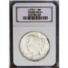 Image 1 : 1921 S$1 MS64 NGC. Satiny luster over silver-gray surf