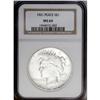 Image 1 : 1921 S$1 MS64 NGC. A brilliant and satiny Choice first