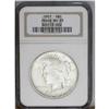Image 1 : 1921 S$1 MS65 NGC. A creamy-white, well frosted Gem wi