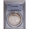 Image 1 : 1922-S S$1 MS65 PCGS. Smooth, well struck surfaces wit