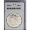 Image 1 : 1922-S S$1 MS65 ANACS. This Gem is exceptionally smoot