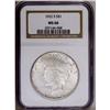Image 3 : 1922-S S$1 MS66 NGC. Fully lustrous with frosty silver