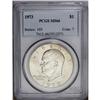 Image 1 : 1973 $1 MS66 PCGS. Bright lustrous surfaces yield a ba