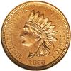 Image 1 : 1858 P1C Indian Cent, Judd-208, Pollock-253, R.7, MS64