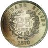 Image 2 : 1870 25C Standard Silver Quarter Dollar, Judd-920, Pol