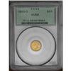 1850-O G$1 AU58 PCGS. A lemon-gold example that has a