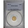 1851-C G$1 XF45 PCGS. Variety 5-E. This olive-gold exa