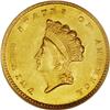 Image 1 : 1855 G$1 MS62 NGC. The short-lived Type Two Gold Dolla