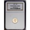 Image 3 : 1872 G$1 PR67 Ultra Cameo NGC. The 1872 proof Gold Dol