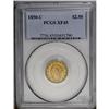 Image 3 : 1850-C $2 1/2 XF45 PCGS. Variety 12-G. On this variety