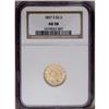 Image 3 : 1857-S $2 1/2 AU58 NGC. Collectors attempting to acqui