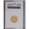 Image 1 : 1871 $2 1/2 AU53 ANACS. A scarce issue with an impress