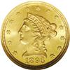 Image 1 : 1895 $2 1/2 MS67 NGC. Yearly mintage figures for the L